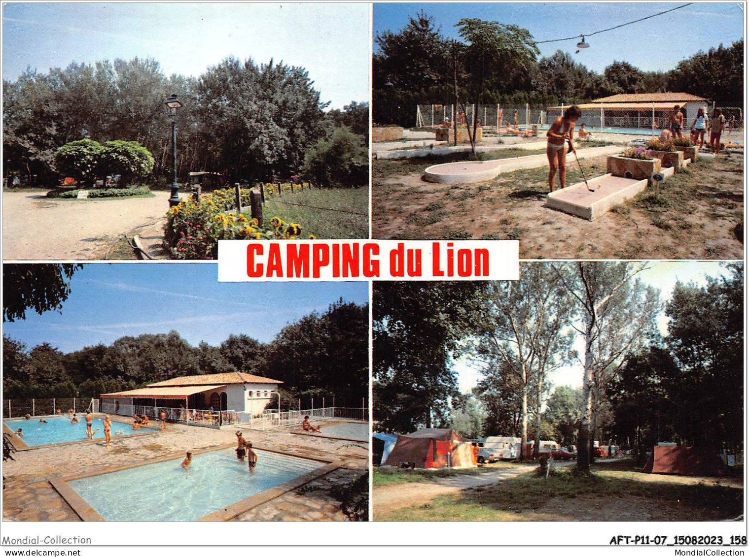 AFTP11-07-1087 - Camping Du Lion Au Bord Du Rhone - Autres & Non Classés