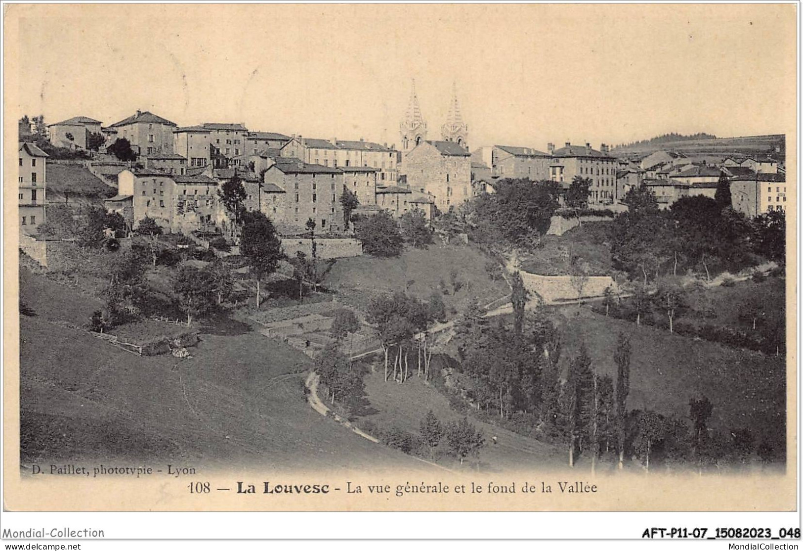 AFTP11-07-1032 - LA LOUVESC -  Vue Générale Et Fond De La Vallée - La Louvesc