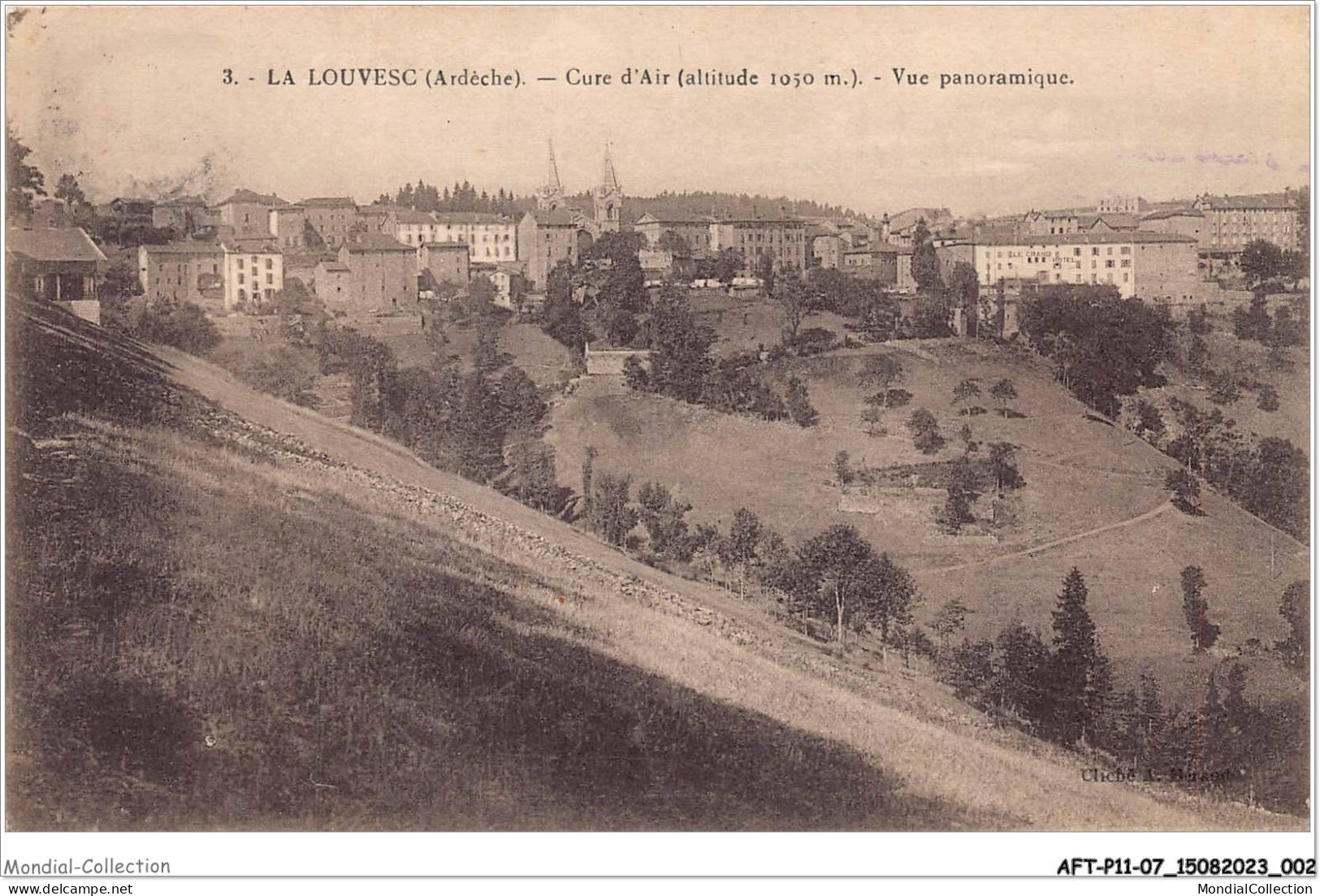 AFTP11-07-1009 - LA LOUVESC - Cure D'air - Vue Panoramique - La Louvesc