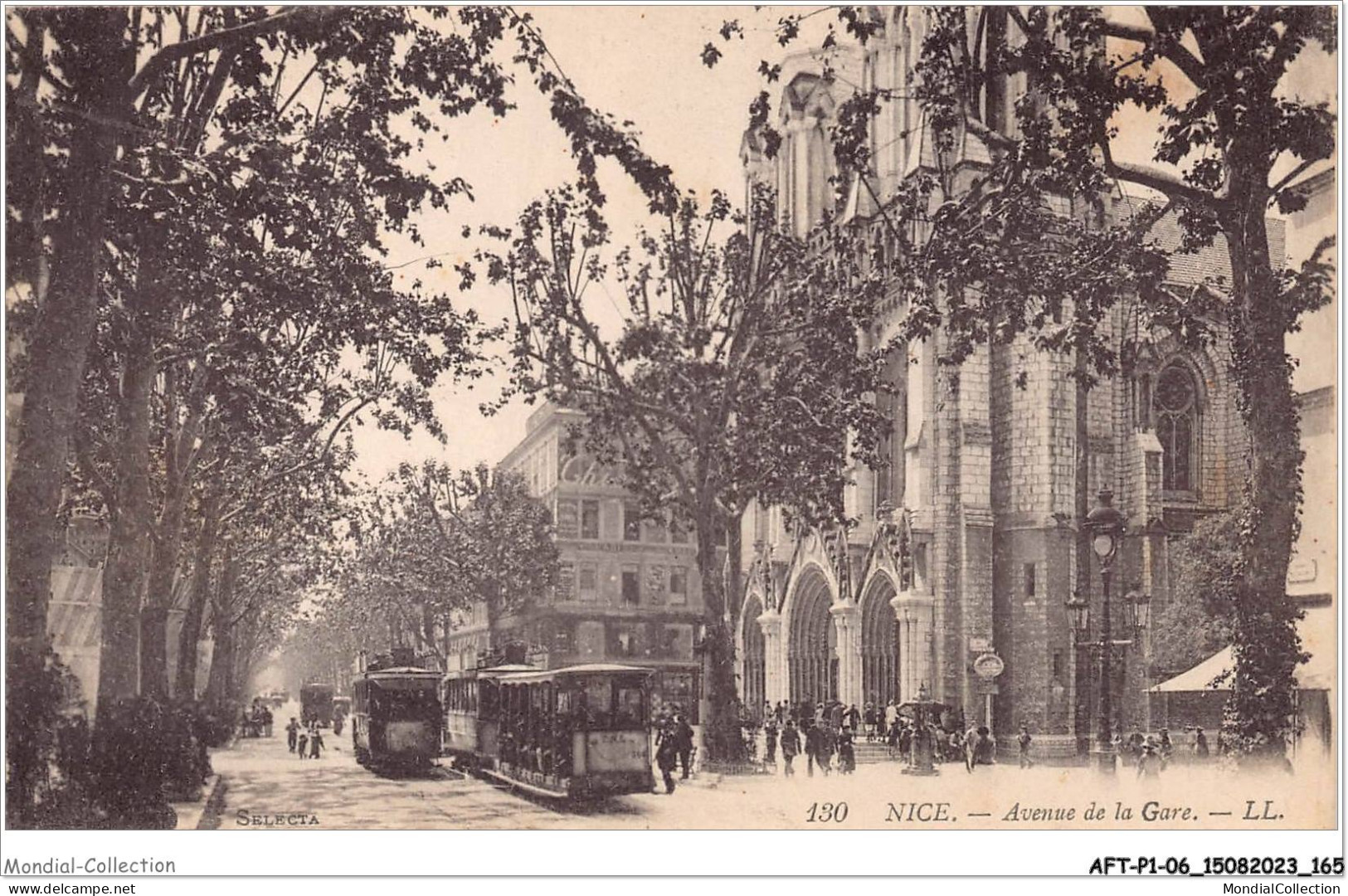 AFTP1-06-0084 - NICE - NICE - Avenue De La Gare - Transport (rail) - Station