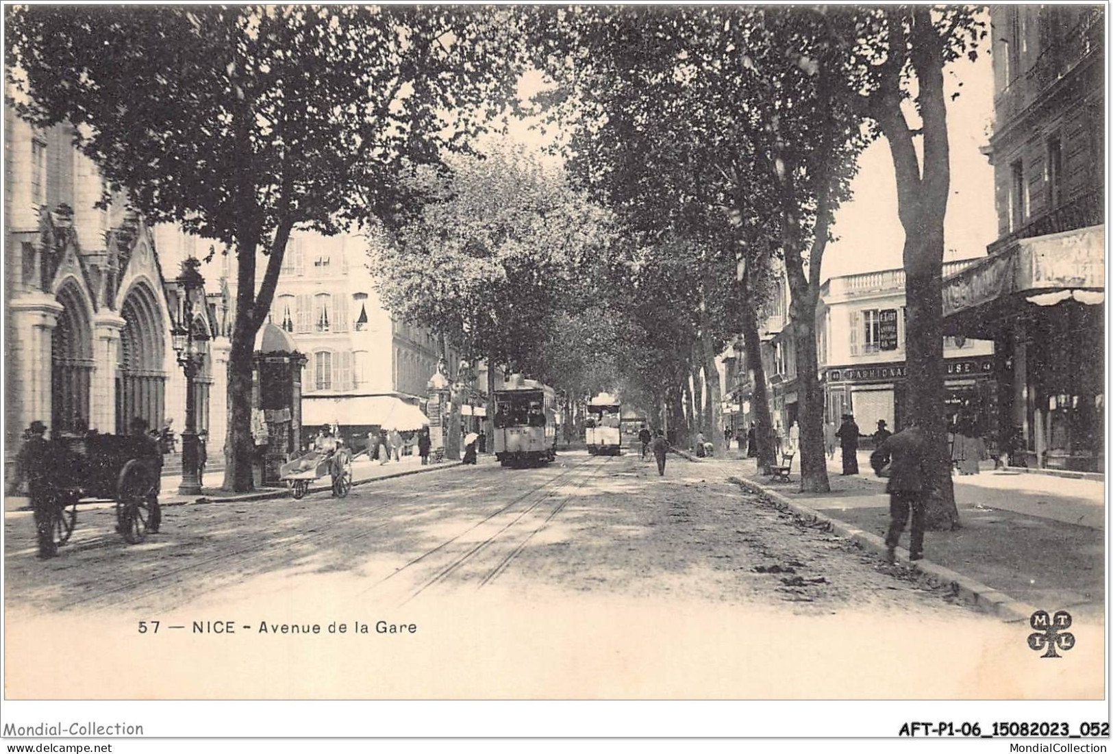 AFTP1-06-0027 - NICE - Avenue De La Gare - Schienenverkehr - Bahnhof