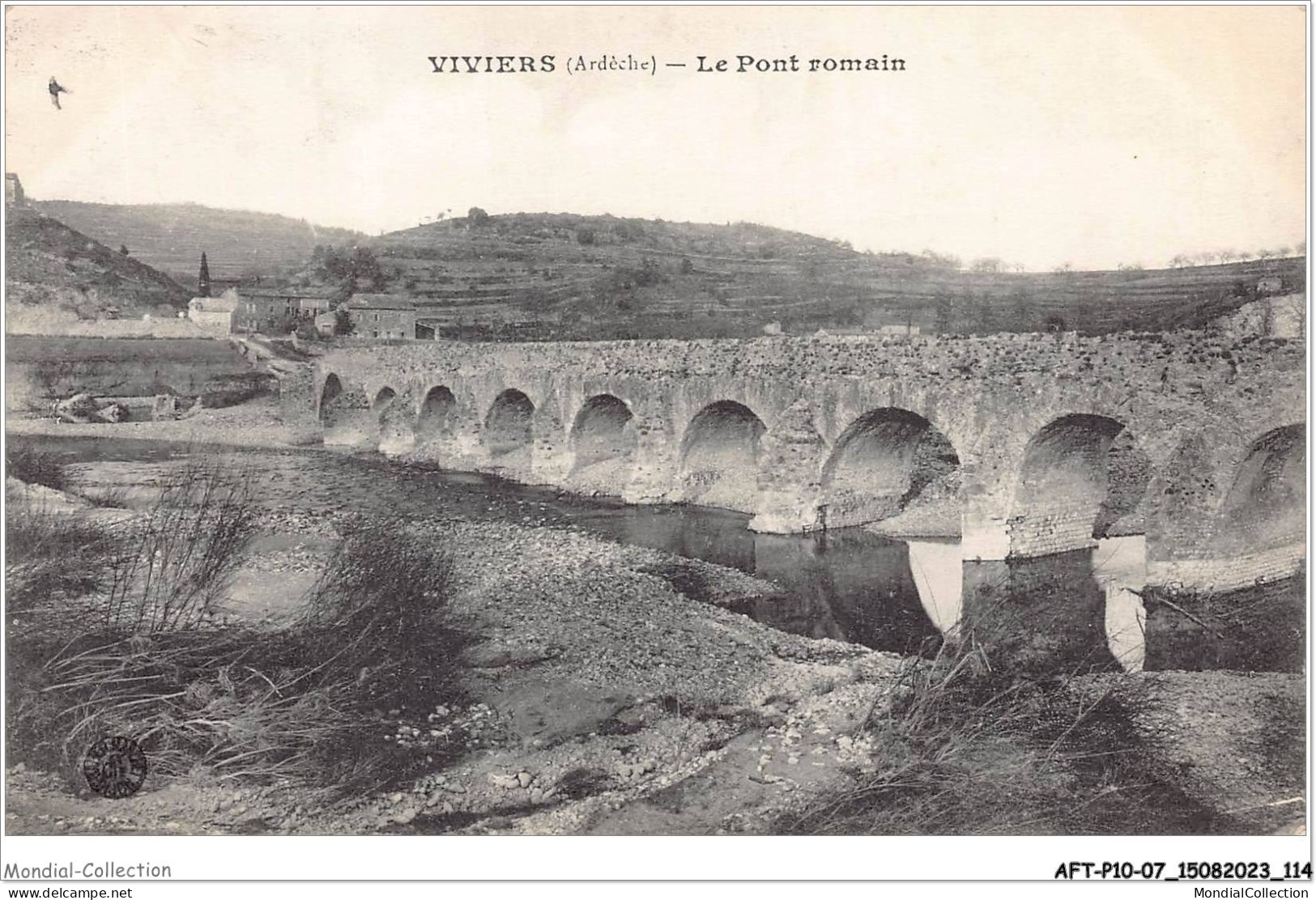 AFTP10-07-0981 - VIVIERS - Le Pont Romain - Viviers
