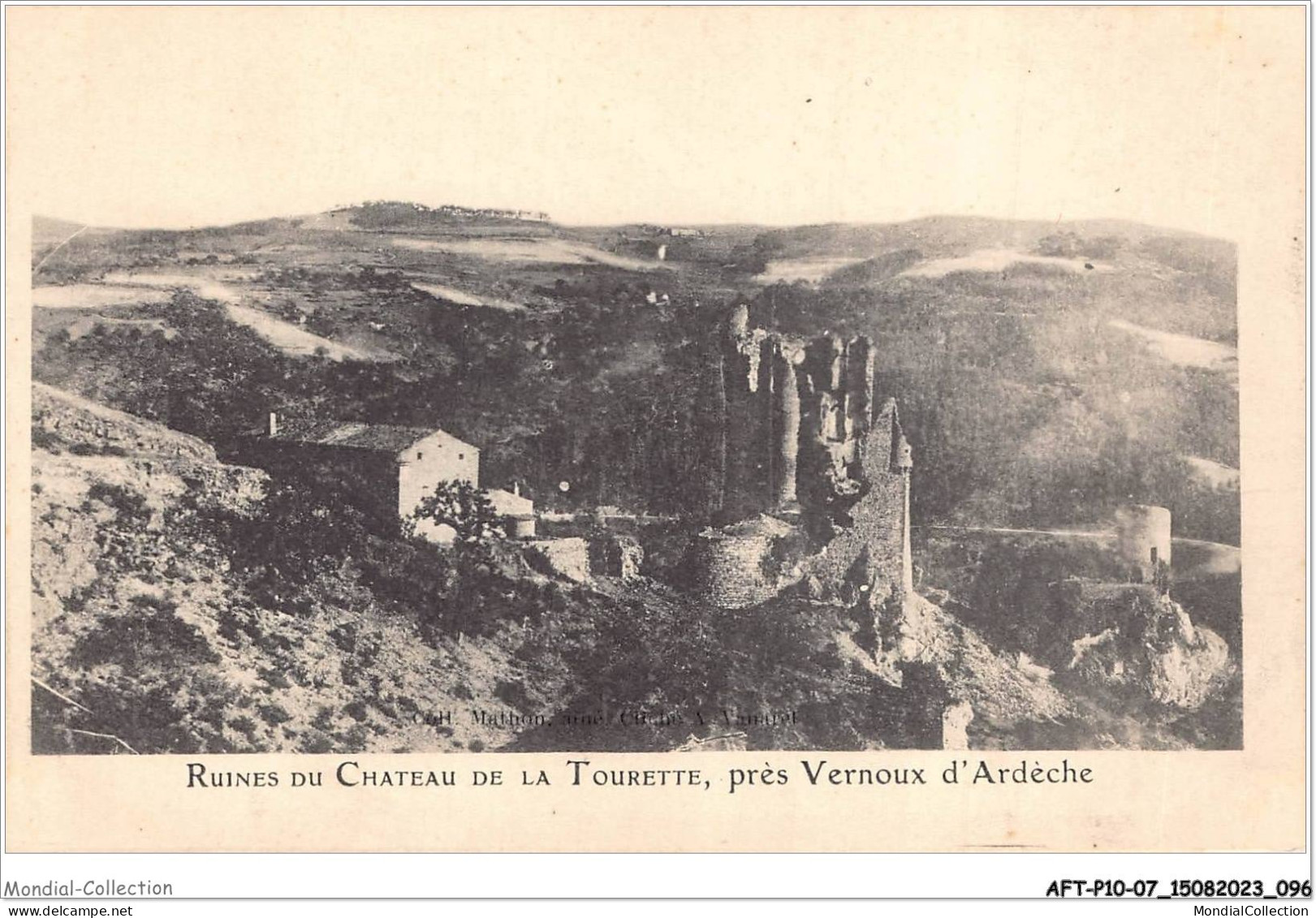 AFTP10-07-0972 - VERNOUX -  Ruines Du  Chateau De La Tourette  - Vernoux
