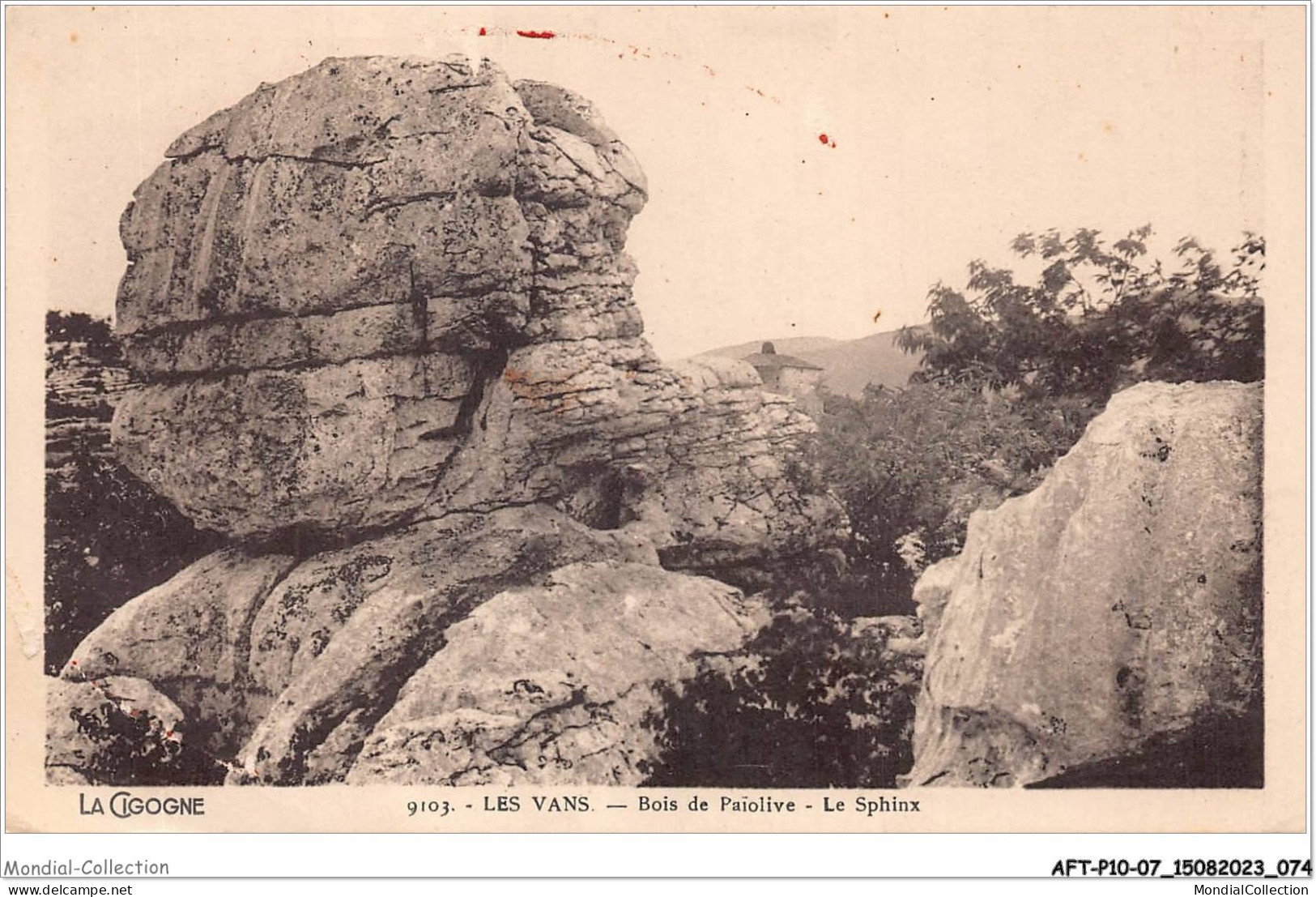 AFTP10-07-0961 - VALS-LES-BAINS - Bois De Paiolive - Le Sphinx - Vals Les Bains