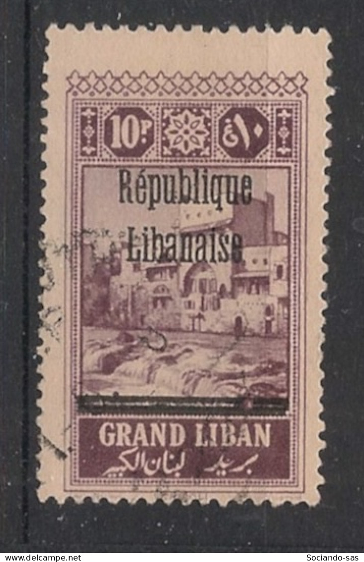 GRAND LIBAN - 1927 - N°YT. 94 - Tripoli 10pi Brun-lilas - Oblitéré / Used - Used Stamps