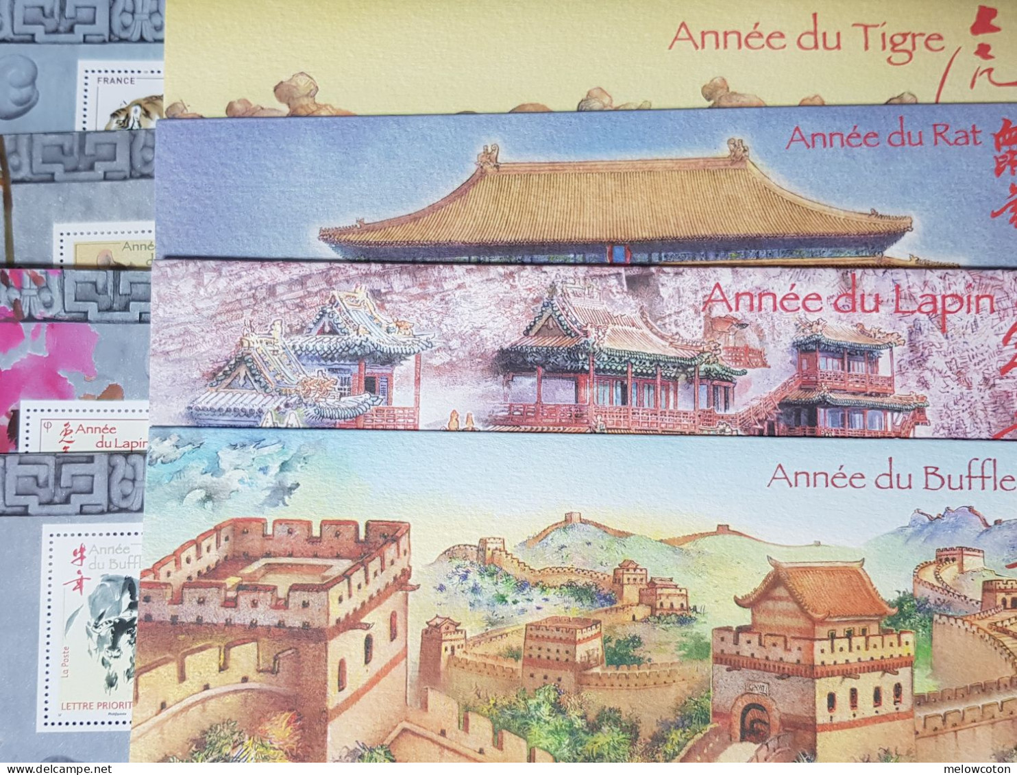 33 36 47 57 Années Chinoises - Souvenir Blocks & Sheetlets
