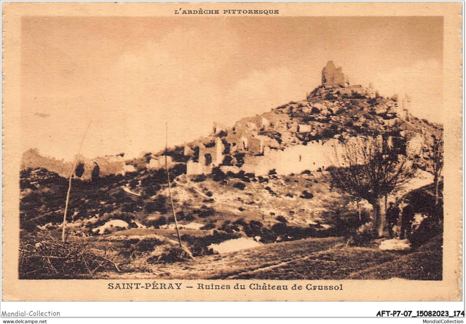 AFTP7-07-0708 - ST-PERAY - Ruines Du Chateau De Crussol - Saint Péray