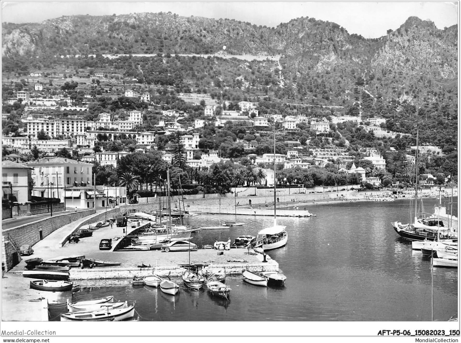 AFTP5-06-0496 - BEAULIEU-SUR-MER - Le Port La Ville Au Fond - Beaulieu-sur-Mer