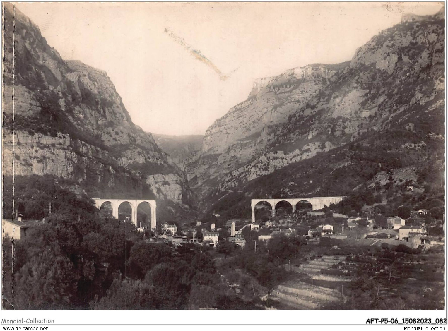 AFTP5-06-0462 - Le Pont Du Loup Detruit Pendant La Guerre - Monuments