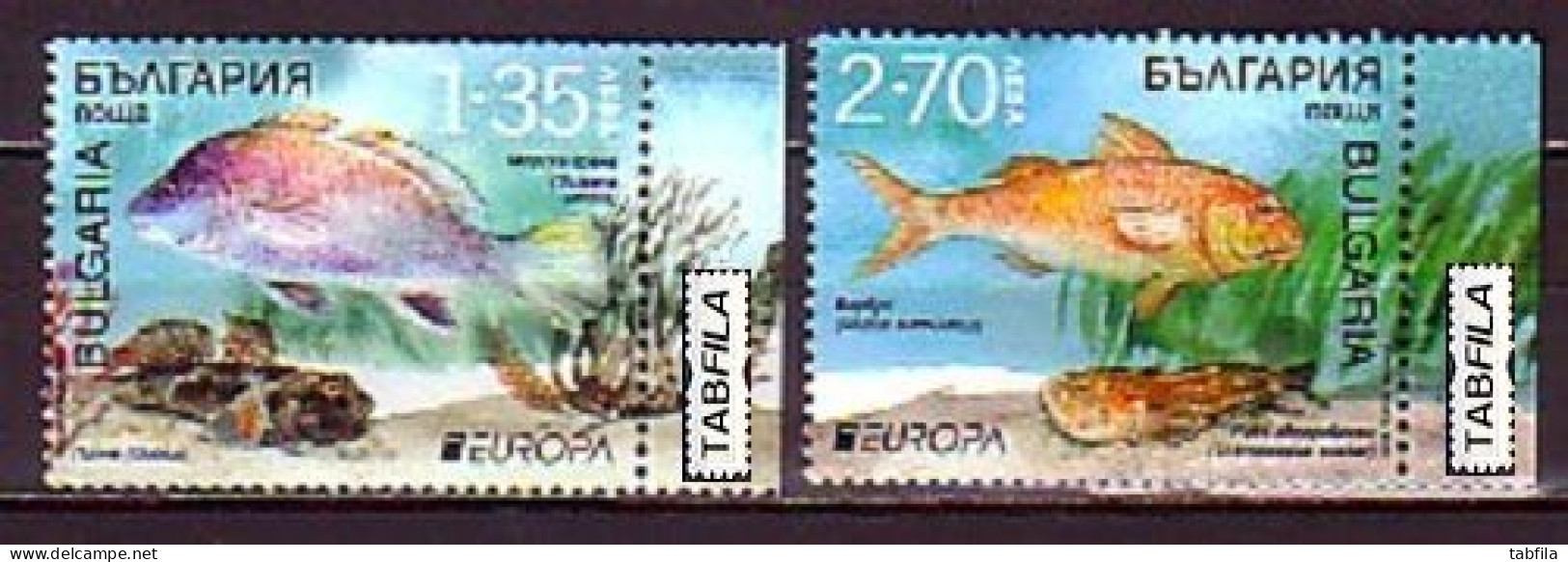 BULGARIA - 2024 - Europa-CEPT - Marine Flora And Fauna - 2v - MNH - Neufs