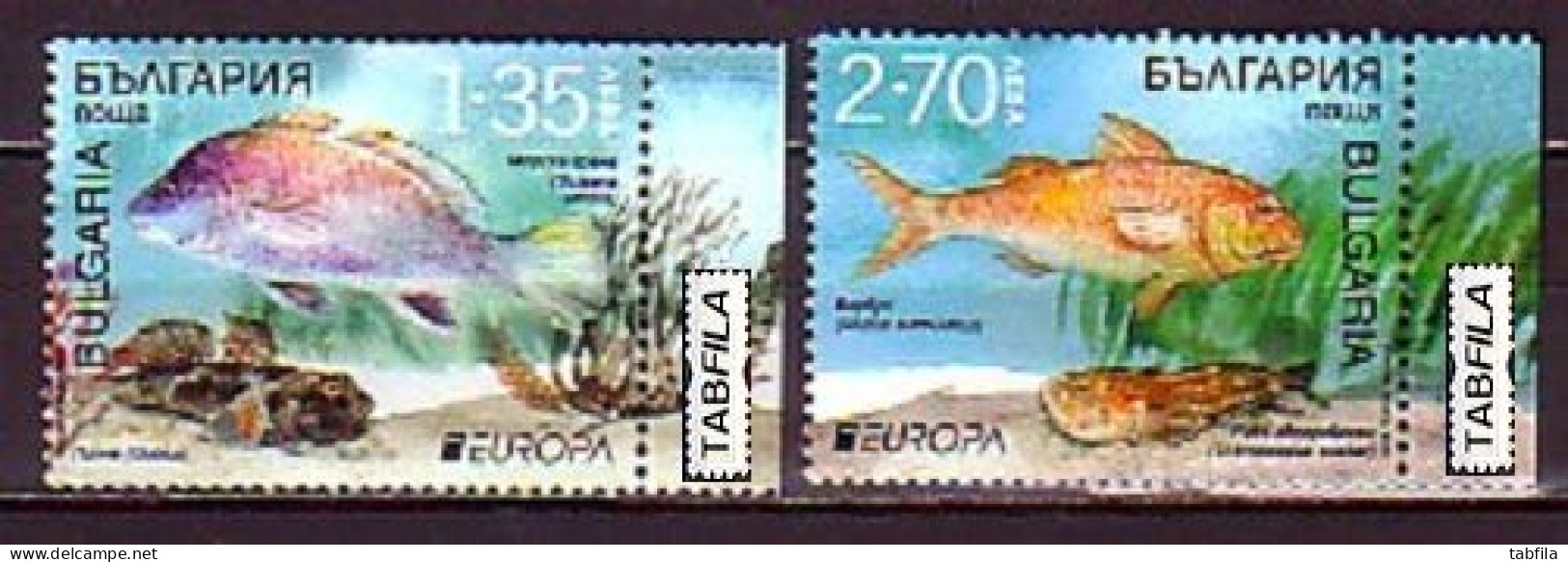 BULGARIA - 2024 - Europa-CEPT - Marine Flora And Fauna - 2v - MNH - Unused Stamps