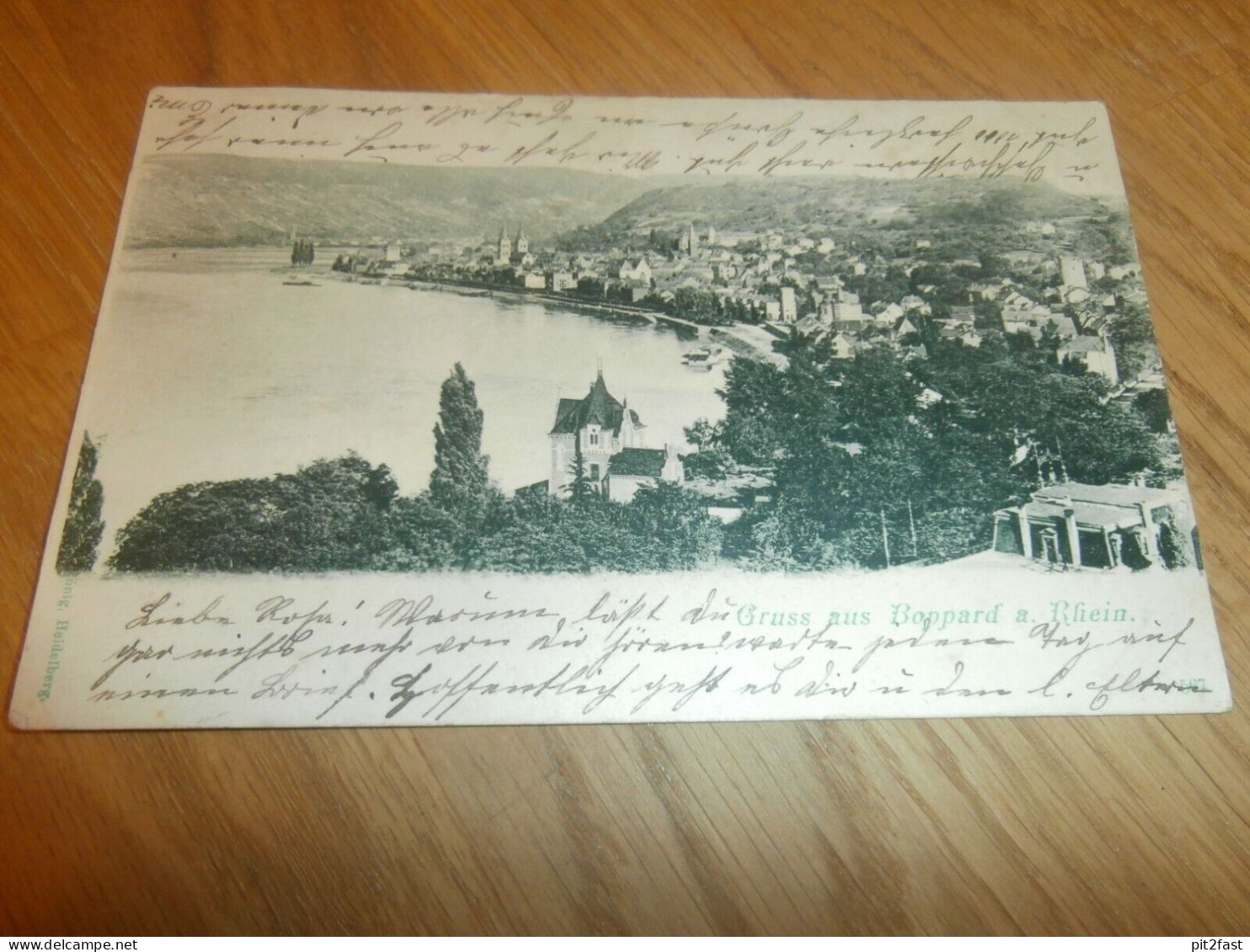 AK Boppard A. Rhein , 1902 , Ansichtskarte !!! - Boppard