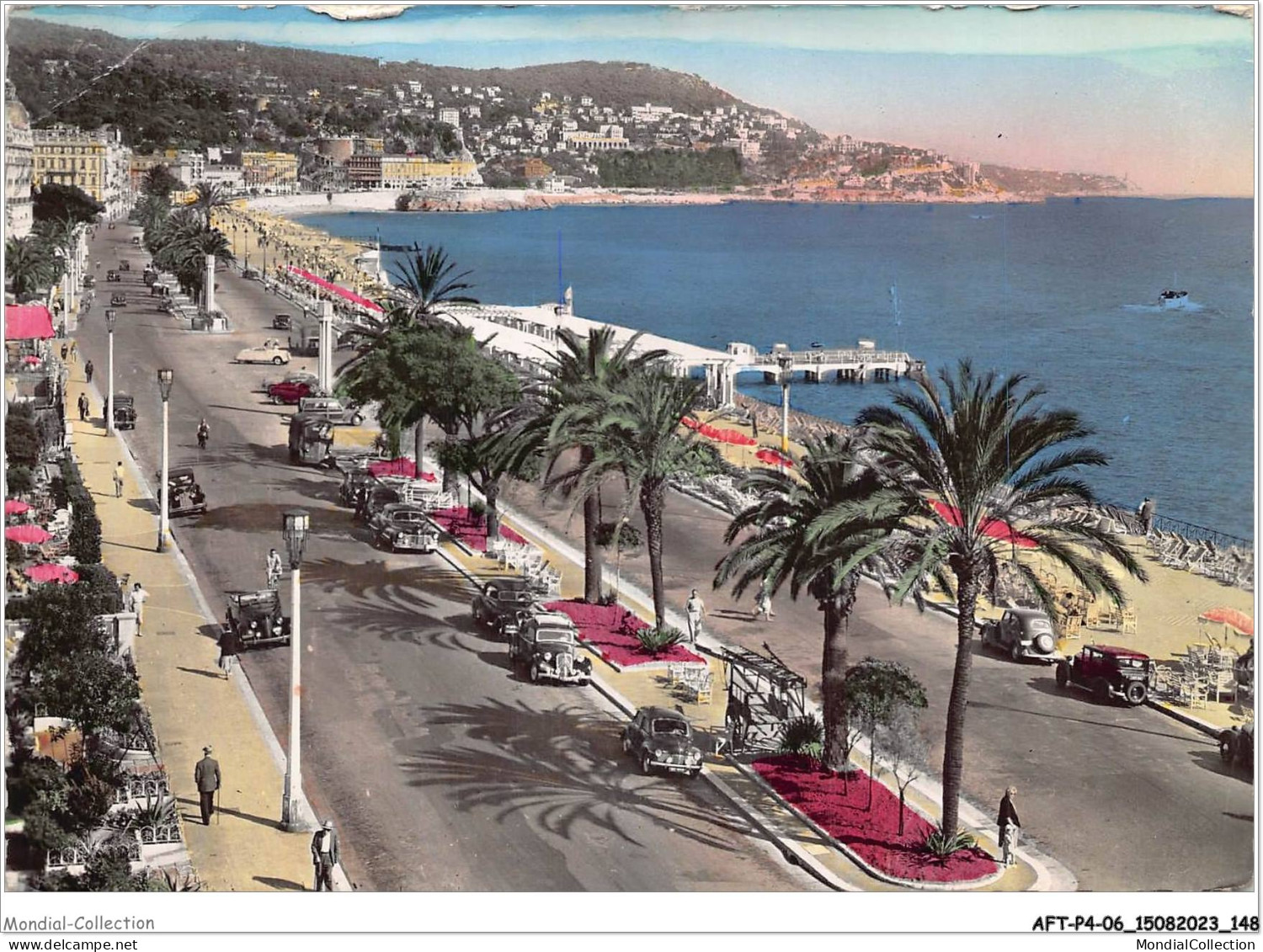 AFTP4-06-0396 - NICE - Le Mont Boron - La Promenade Des Anglais  - Panorama's