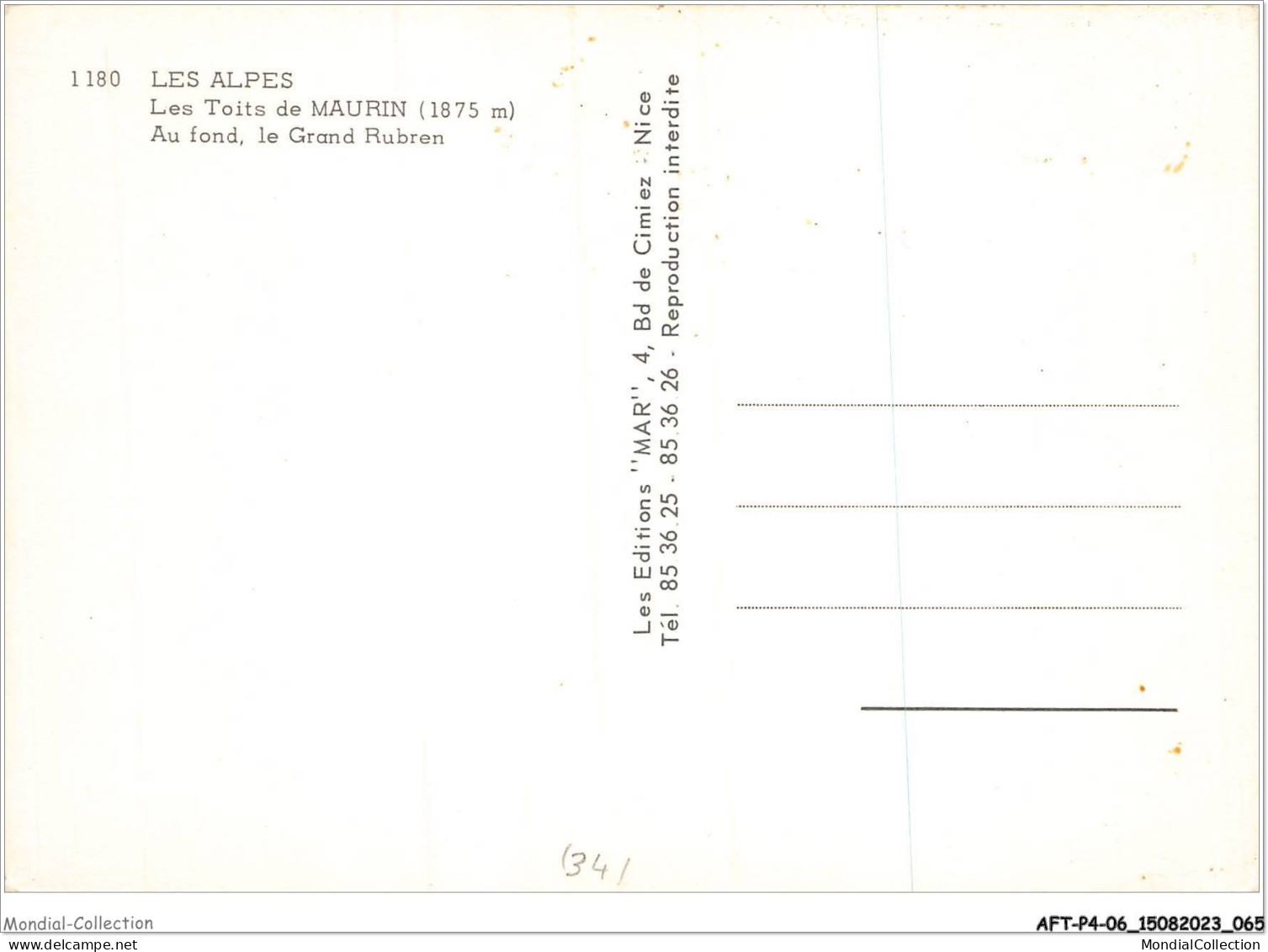 AFTP4-06-0354 - LES ALPES - Les Toits De Maurin - Other & Unclassified