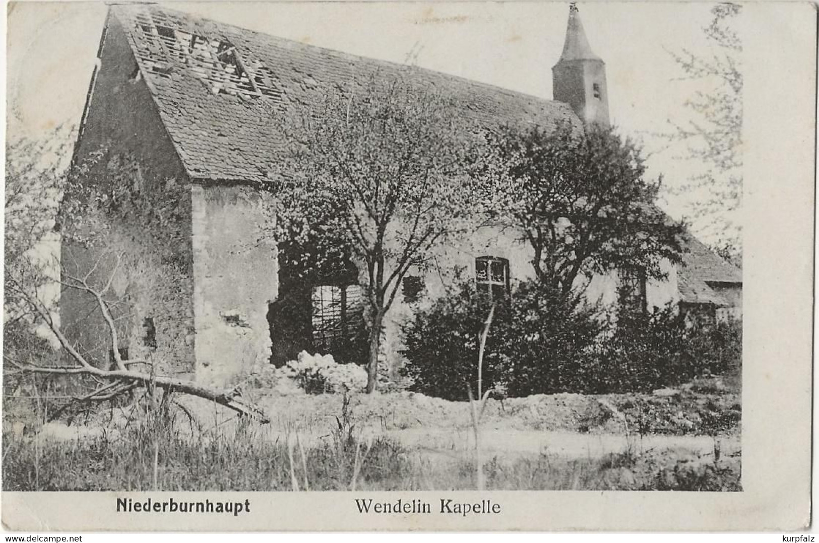 CPA Burnhaupt-le-Bas, Vallée De La Doller Et Du Soultzbach - Chapelle Wendelin, Feldpost 1915 - Masevaux