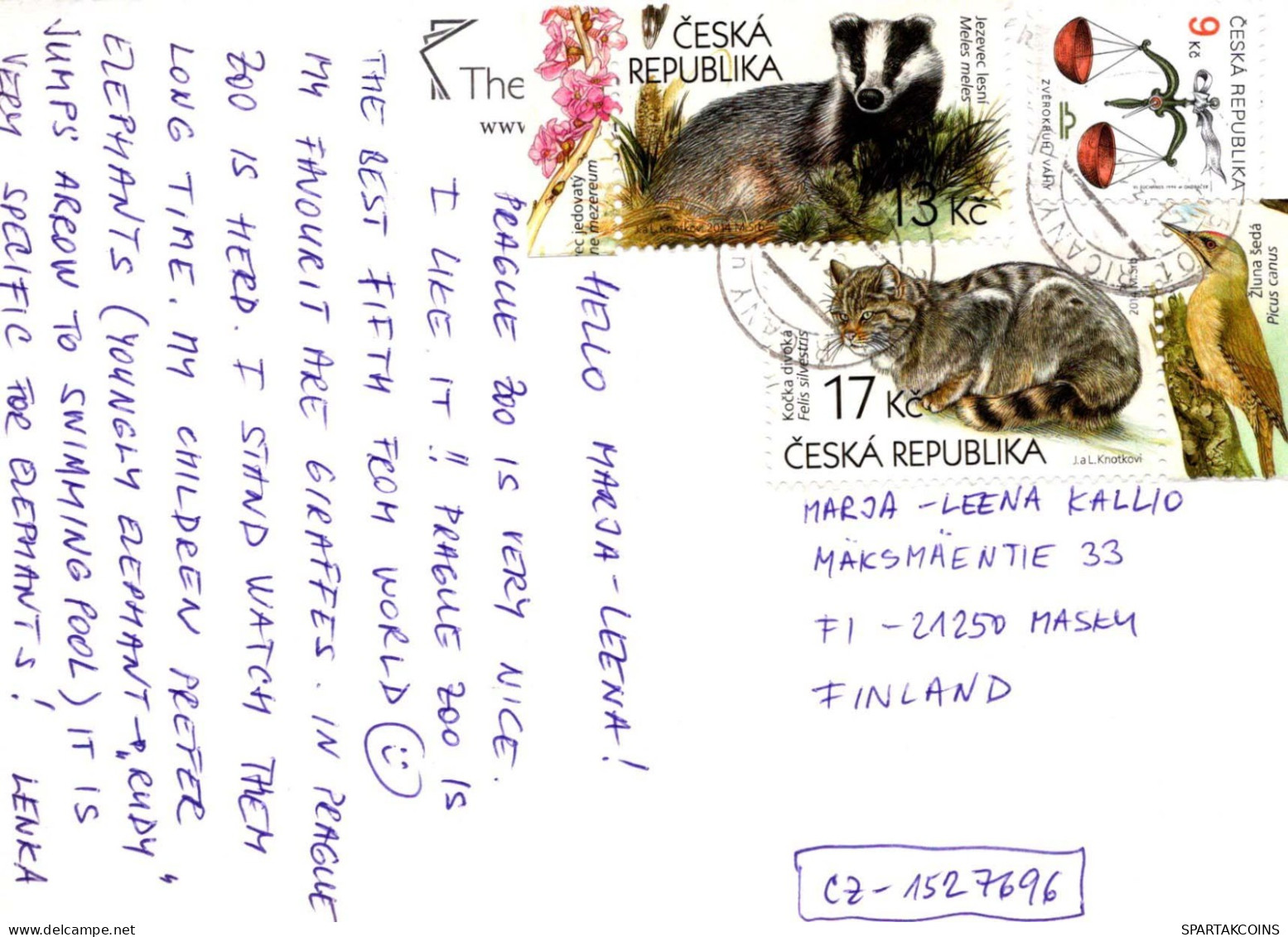 RINOCERONTE Animales Vintage Tarjeta Postal CPSM #PBS731.A - Rhinozeros