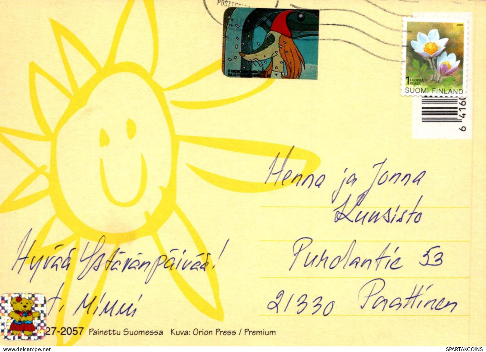 INSECTOS Animales Vintage Tarjeta Postal CPSM #PBS486.A - Insects