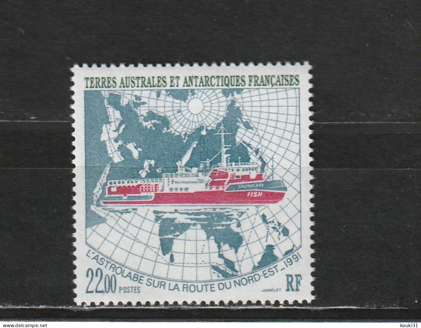 TAAF YT 180 ** : Navire L'Astrolabe - 1993 - Unused Stamps