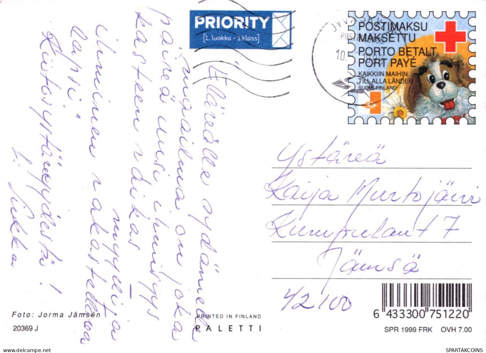 GATO GATITO Animales Vintage Tarjeta Postal CPSM #PBQ939.A - Chats