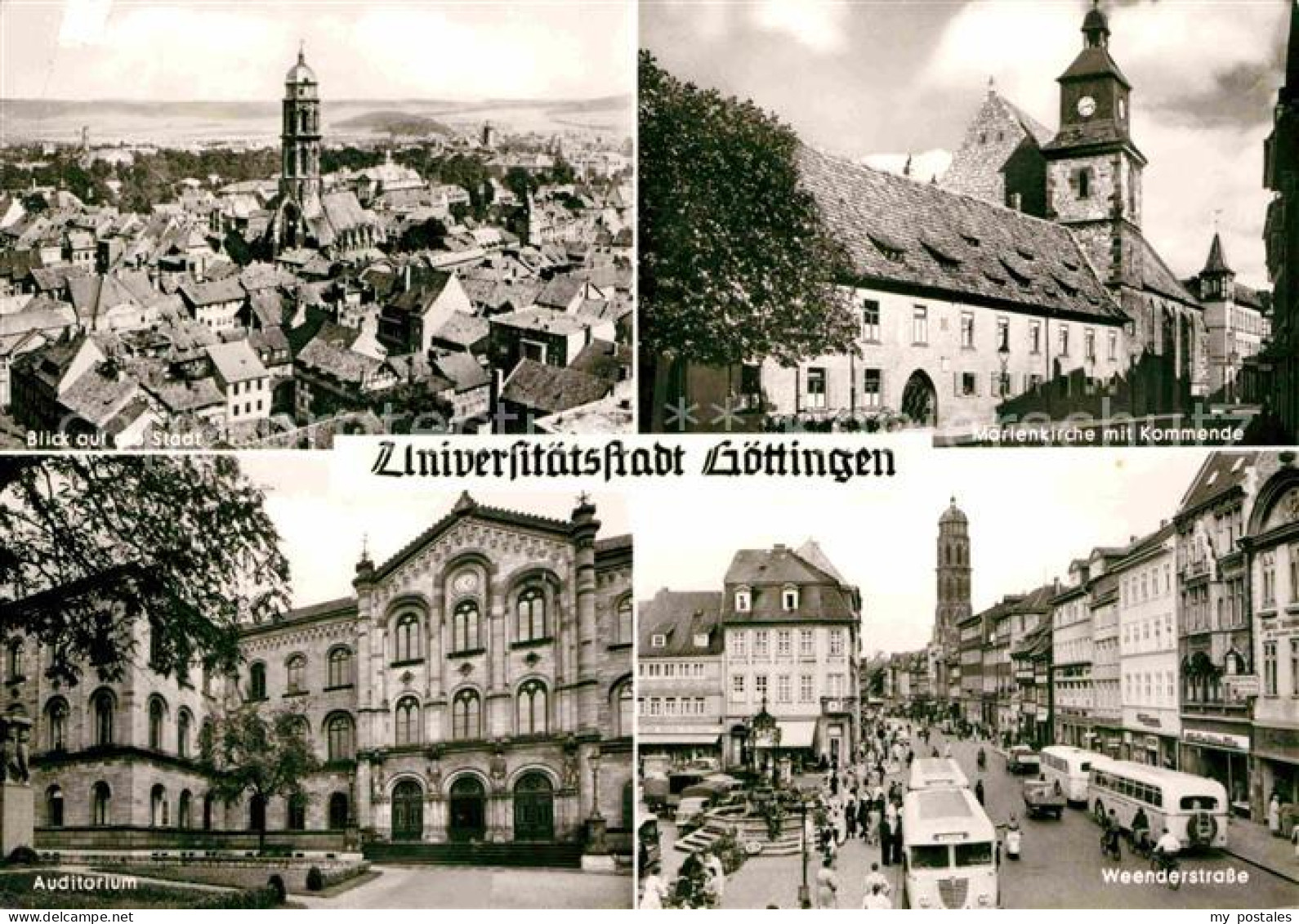 72633913 Goettingen Niedersachsen Stadtbild Mit Kirche Marienkirche Kommende Wee - Goettingen