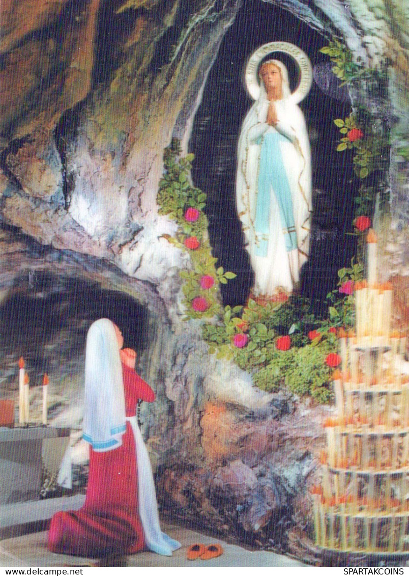 STATUE SAINTS Christentum Religion Vintage Ansichtskarte Postkarte CPSM #PBQ312.A - Schilderijen, Gebrandschilderd Glas En Beeldjes