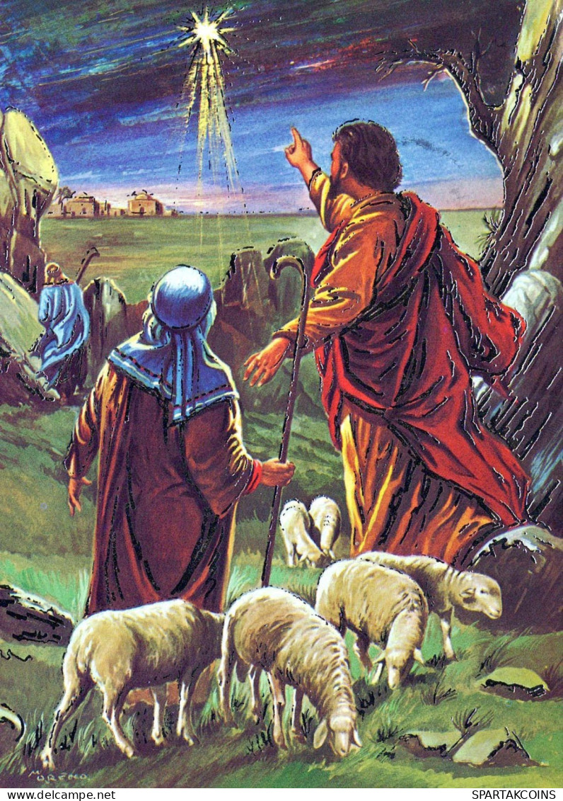 SAINTS Jesuskind Christentum Religion Vintage Ansichtskarte Postkarte CPSM #PBP901.A - Autres & Non Classés