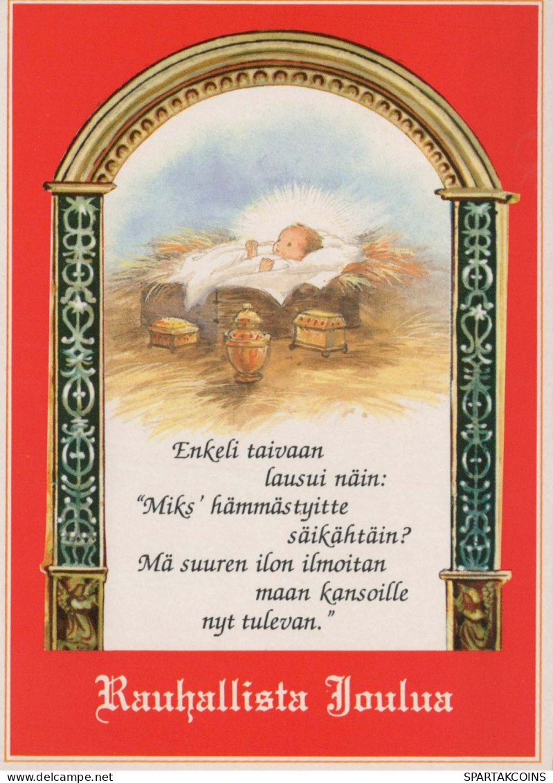 JESUS CHRIST Baby JESUS Christmas Religion Vintage Postcard CPSM #PBP732.A - Jesus