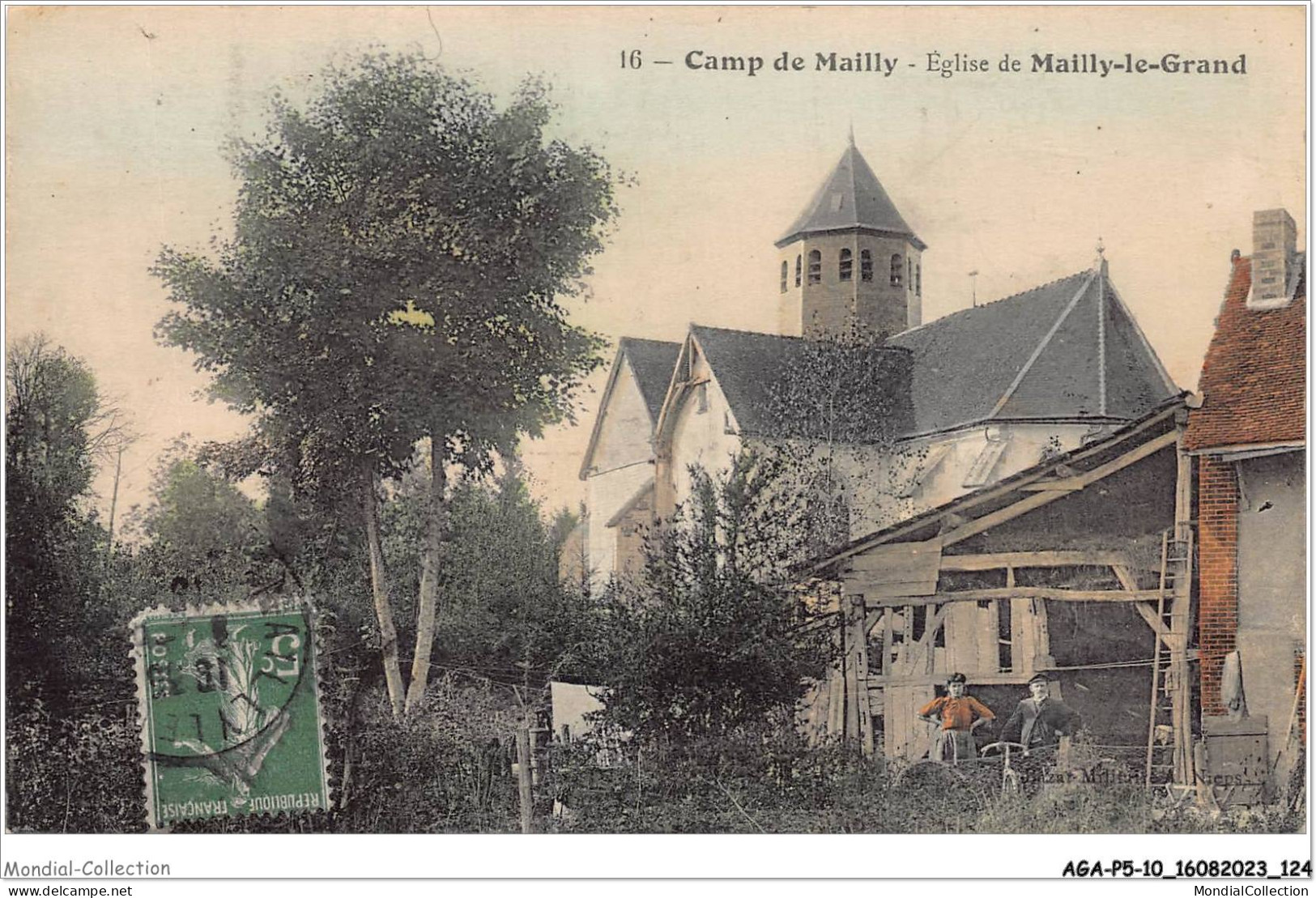 AGAP5-10-0423 - CAMP DE MAILLY - église De Mailly-le-grand  - Mailly-le-Camp