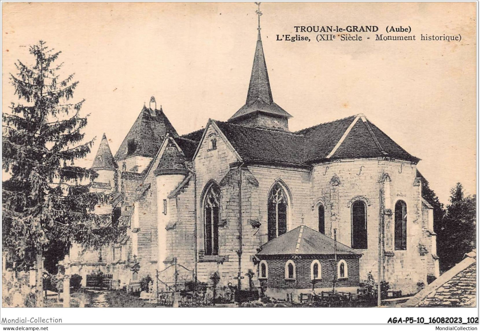 AGAP5-10-0412 - TROUAN-LEGRAND - L'église  - Other & Unclassified