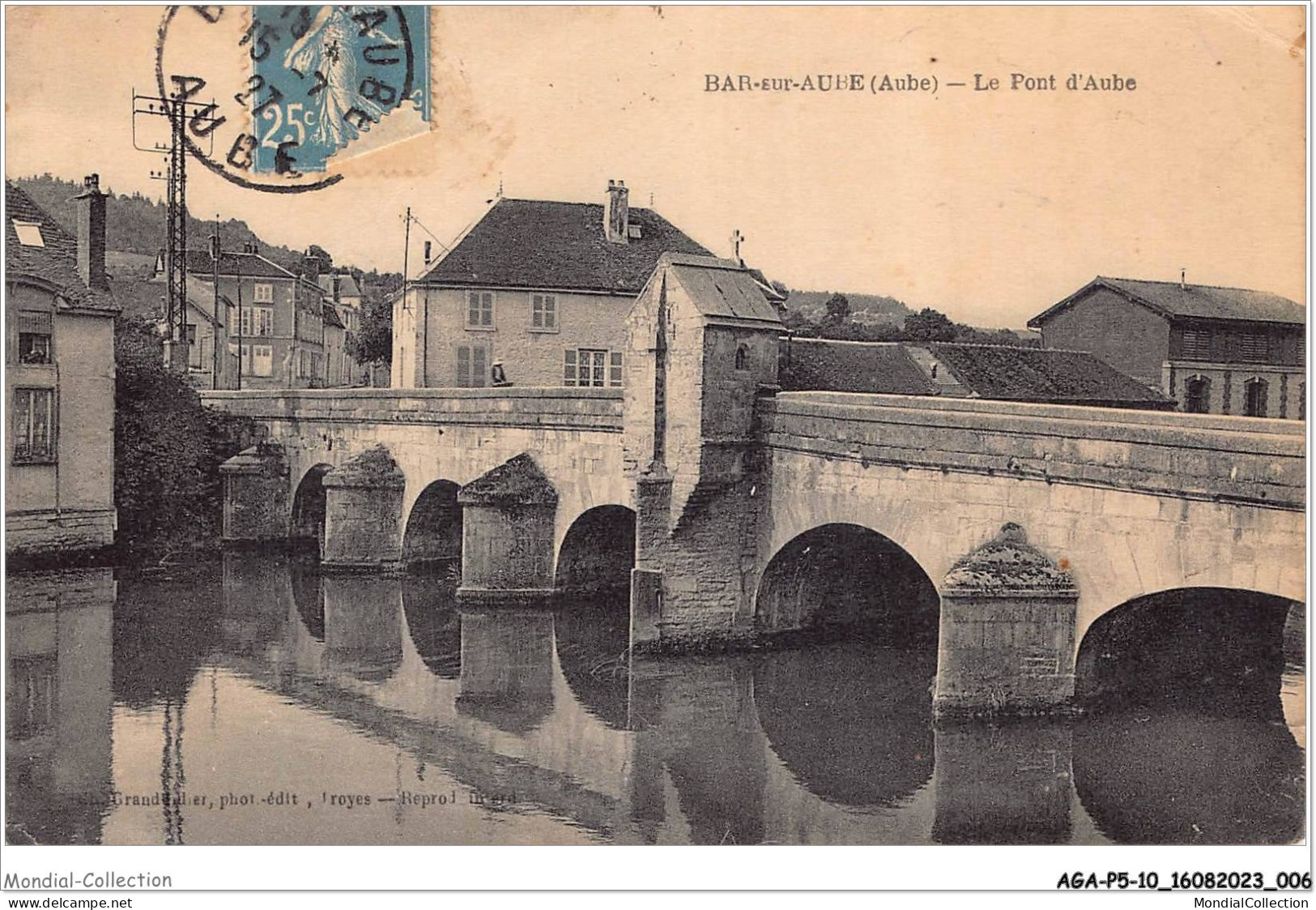 AGAP5-10-0364 - BAR-SUR-AUBE - Le Pont D'aube  - Bar-sur-Aube
