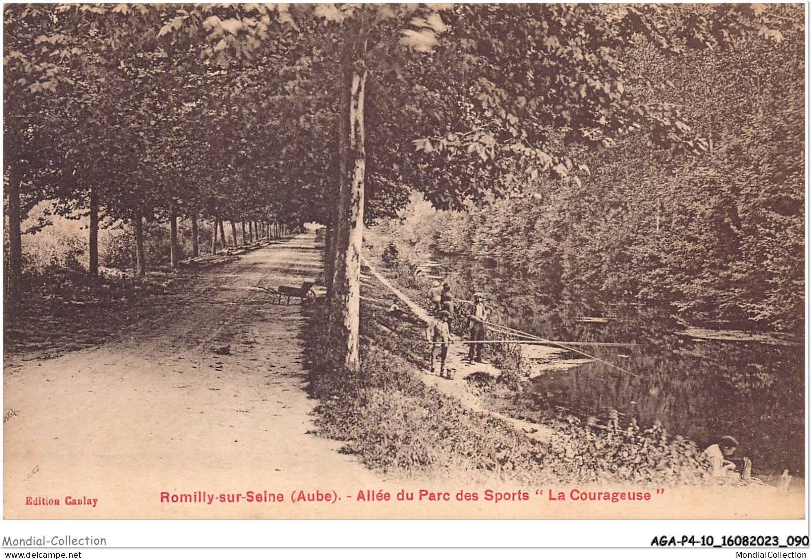 AGAP4-10-0335 - ROMILLY-SUR-SEINE - Allée Du Parc Des Sports - La Courageuse  - Romilly-sur-Seine