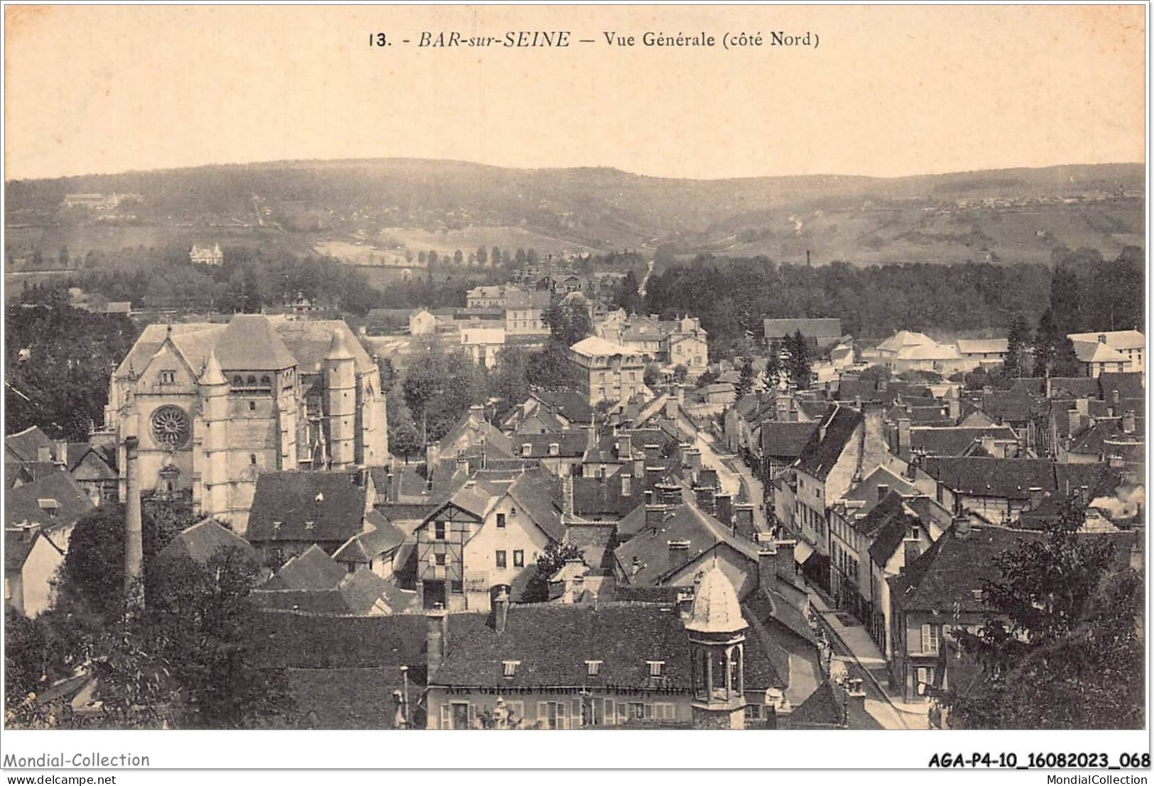 AGAP4-10-0324 - BAR-SUR-SEINE - Vue Générale - Côté Nord  - Bar-sur-Seine