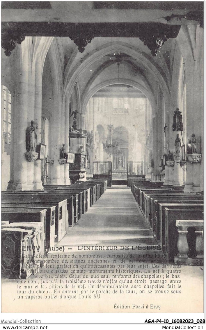 AGAP4-10-0304 - ERVY - L'intérieur De L'église  - Ervy-le-Chatel