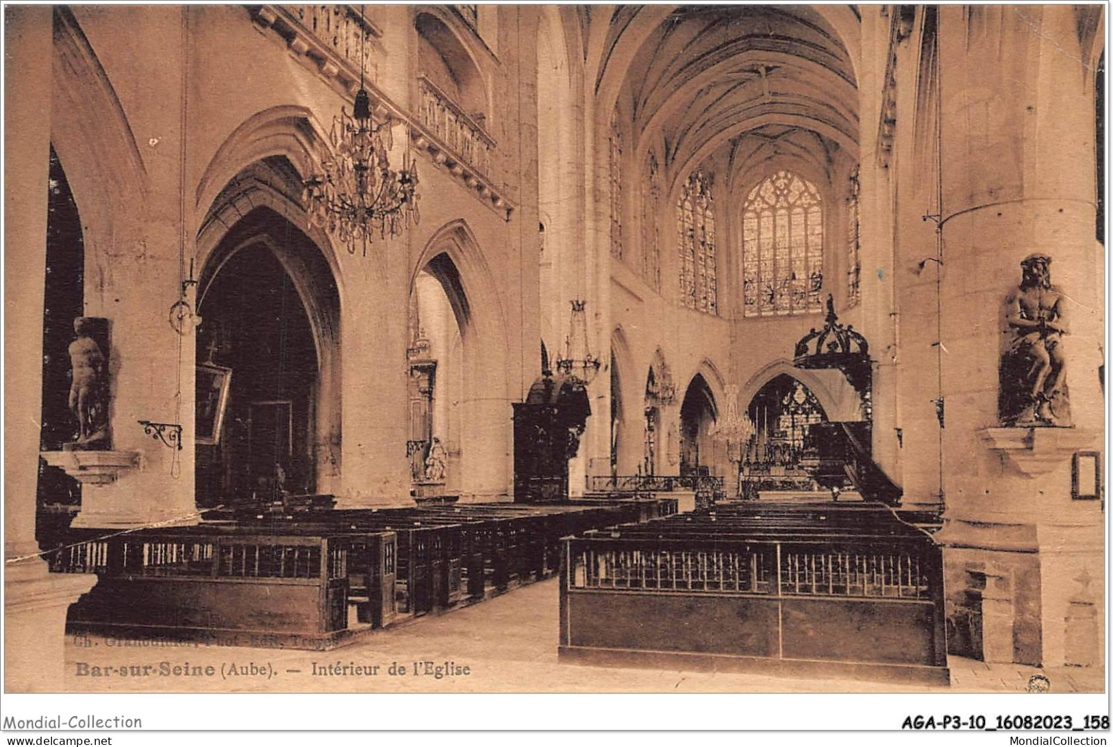 AGAP3-10-0277 - BAR-SUR-SEINE - Intérieur De L'église  - Bar-sur-Seine