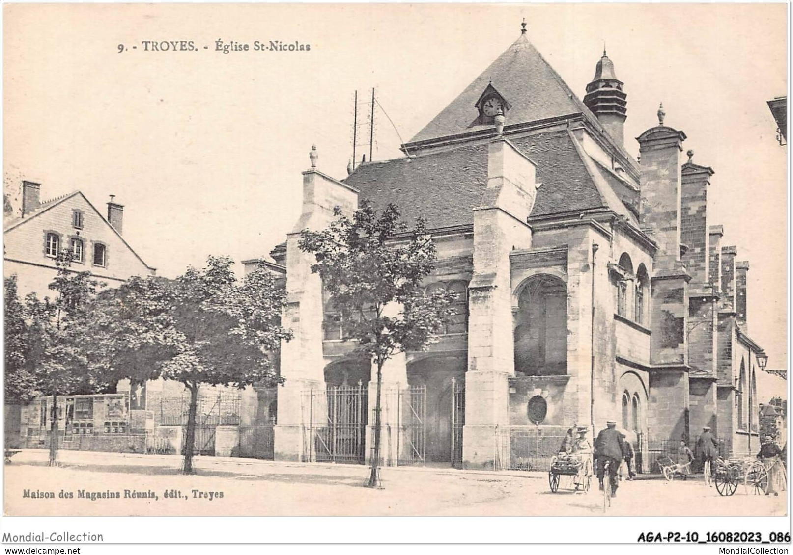AGAP2-10-0135 - TROYES - église St-nicolas  - Troyes