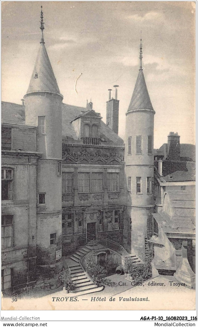 AGAP1-10-0059 - TROYES - Hôtel De Vauluisant  - Troyes