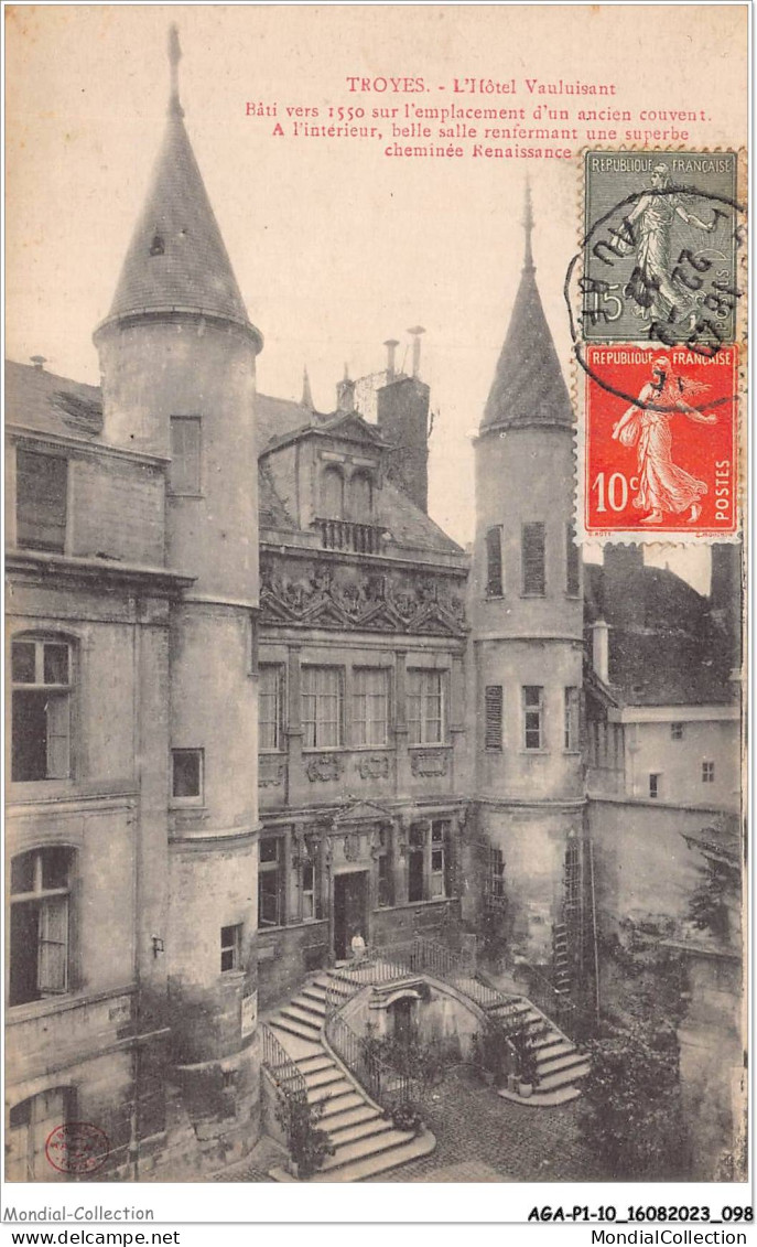 AGAP1-10-0050 - TROYES - L'hôtel Vauluisant  - Troyes