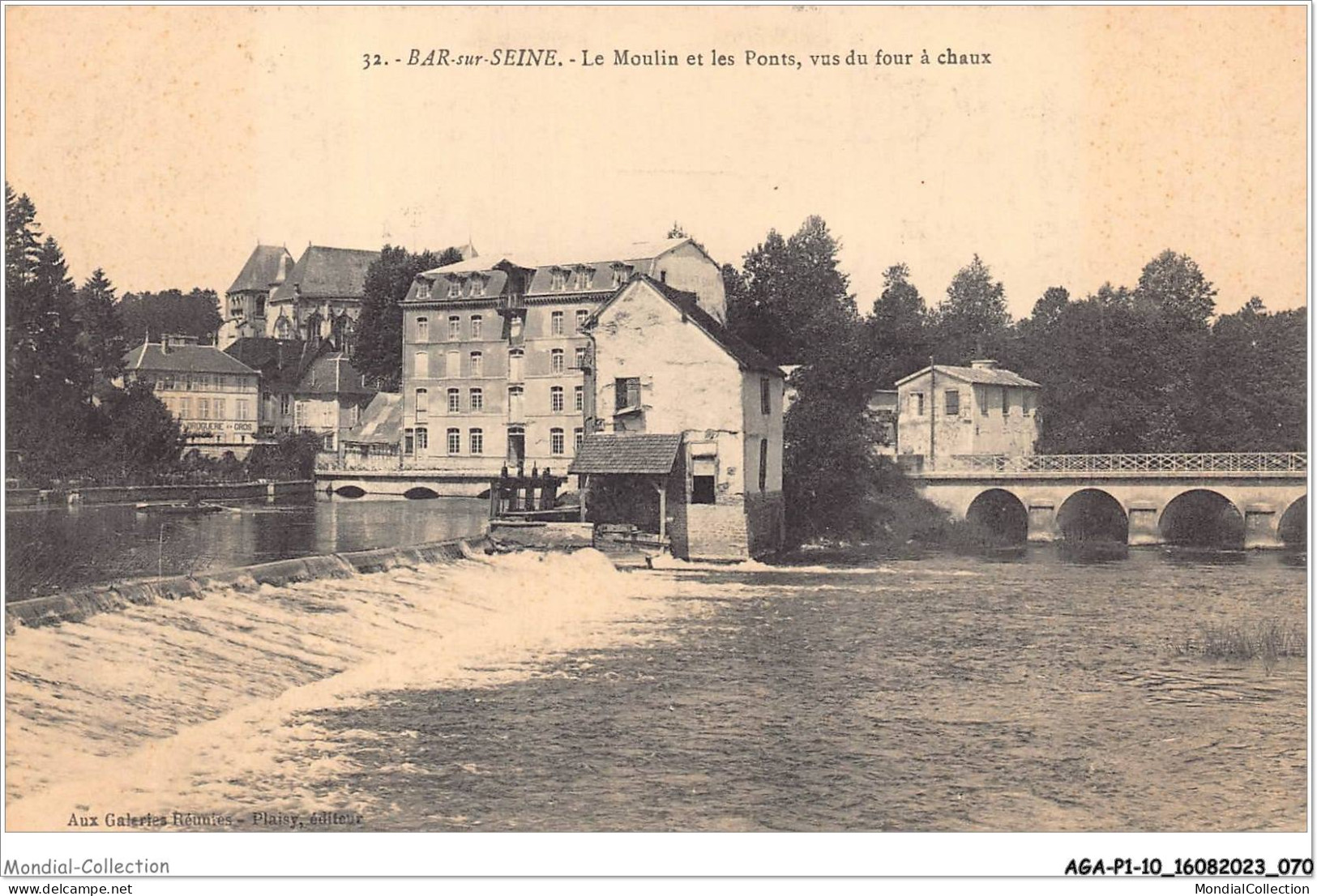 AGAP1-10-0036 - BAR-SUR-SEINE - Le Moulin Et Les Ponts - Vus Du Four à Chaux  - Bar-sur-Seine