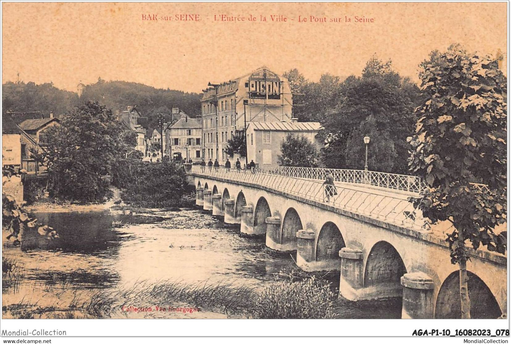 AGAP1-10-0040 - BAR-SUR-SEINE - L'entrée De La Ville - Le Pont Sur La Seine  - Bar-sur-Seine