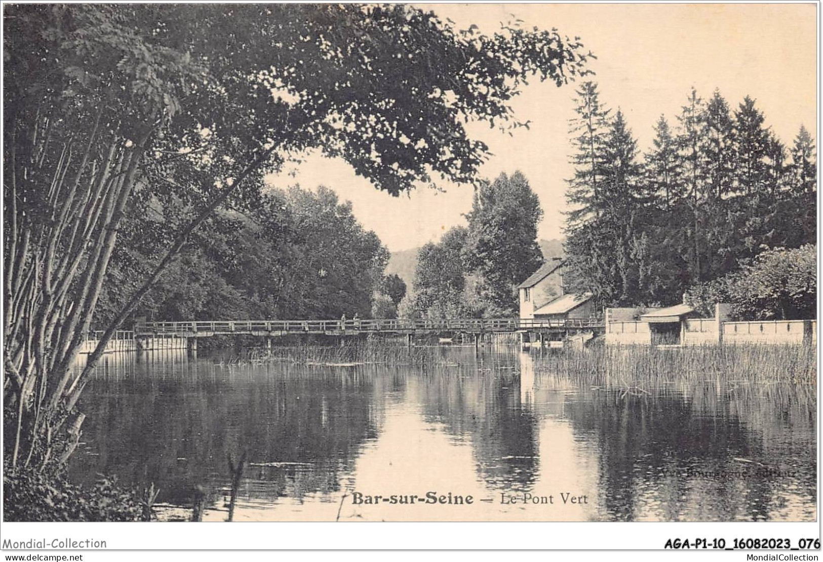 AGAP1-10-0039 - BAR-SUR-SEINE - Le Pont Vert - Bar-sur-Seine