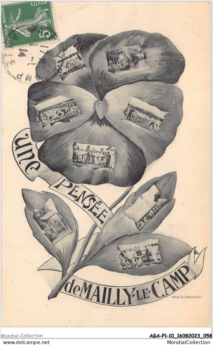AGAP1-10-0030 - Une Pensée De MAILLY-LE-CAMP - Mailly-le-Camp