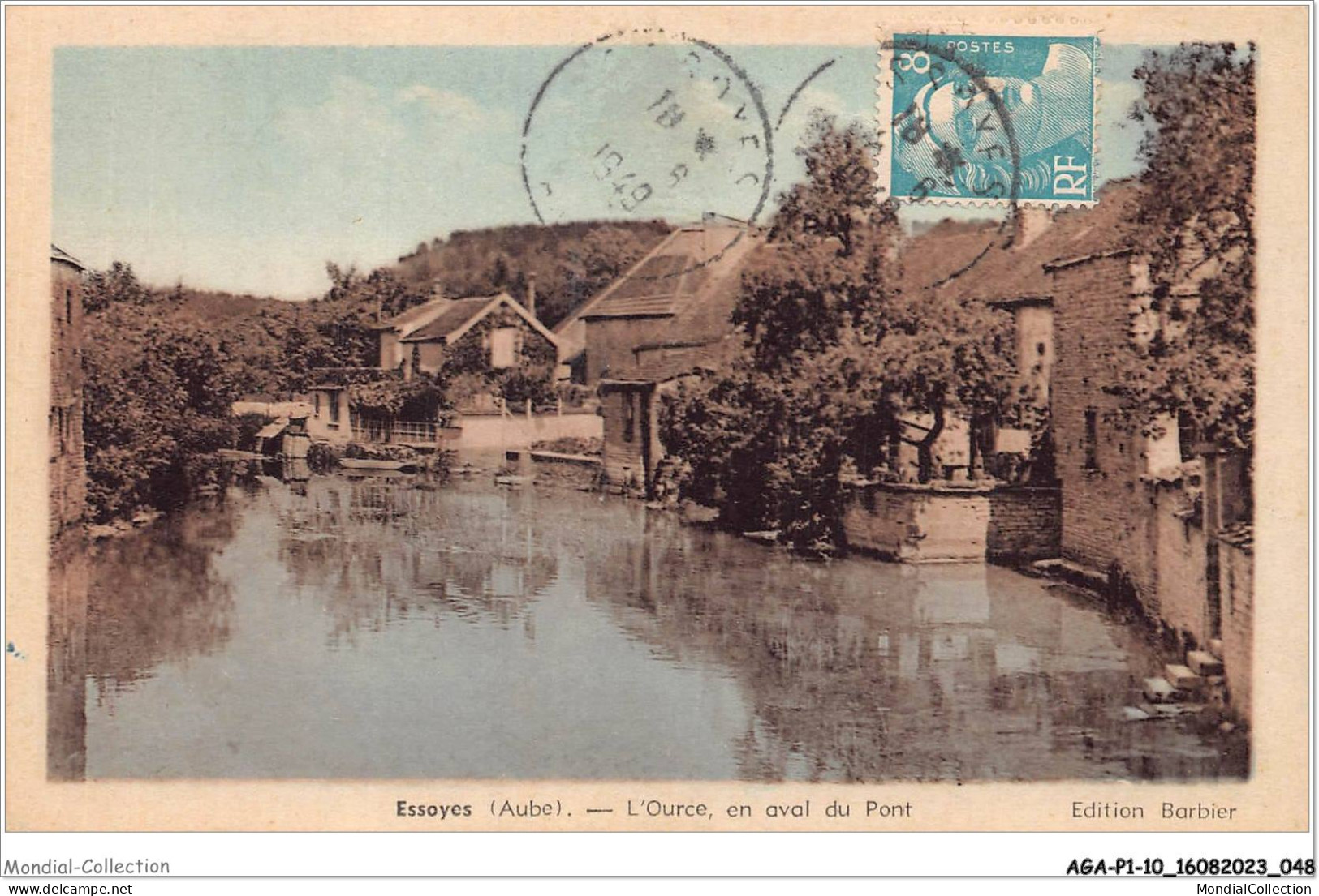 AGAP1-10-0025 - ESSOYES - L'ource En Aval Du Pont  - Essoyes
