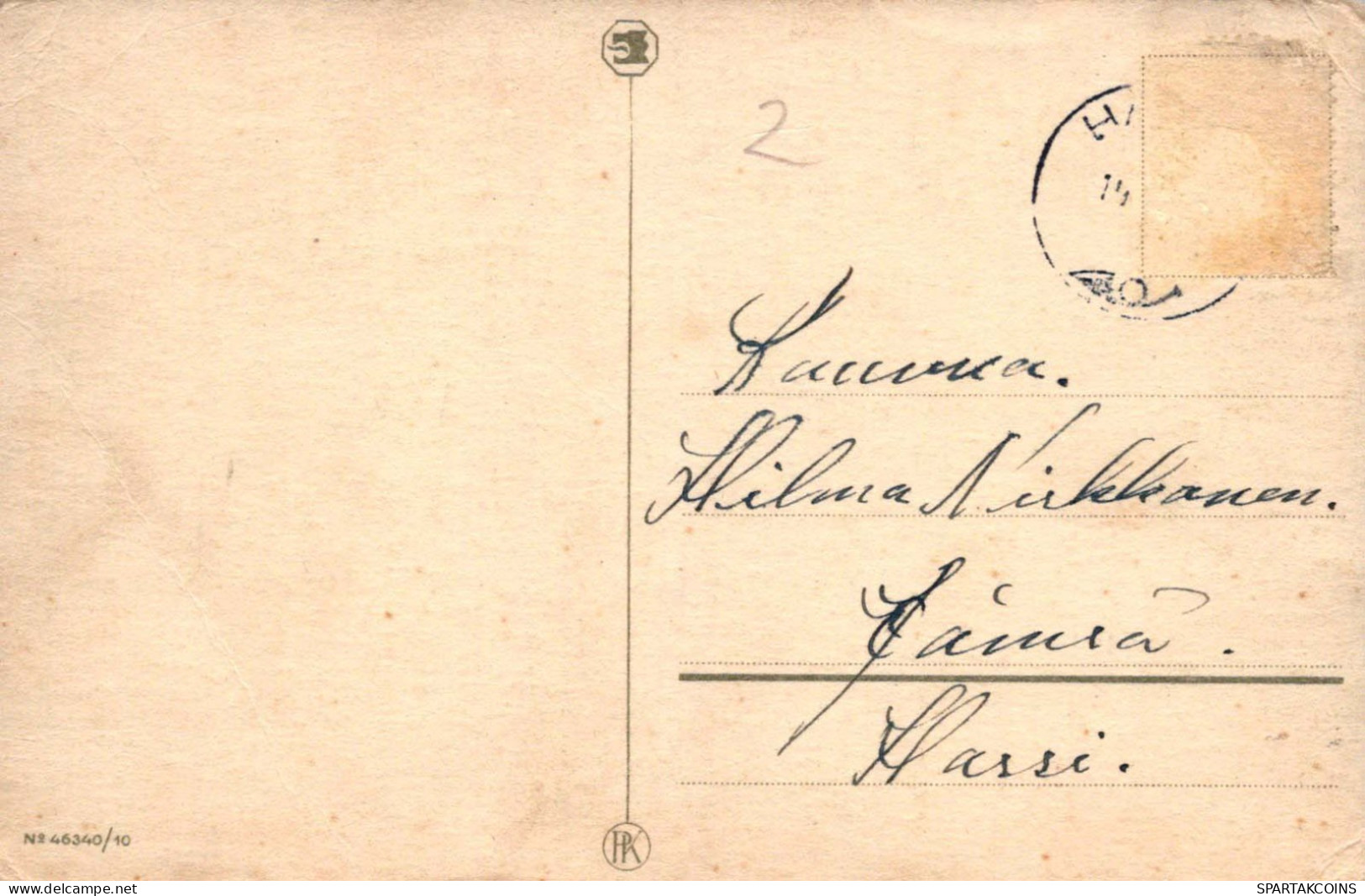 PASCUA NIÑOS HUEVO Vintage Tarjeta Postal CPA #PKE347.A - Pâques