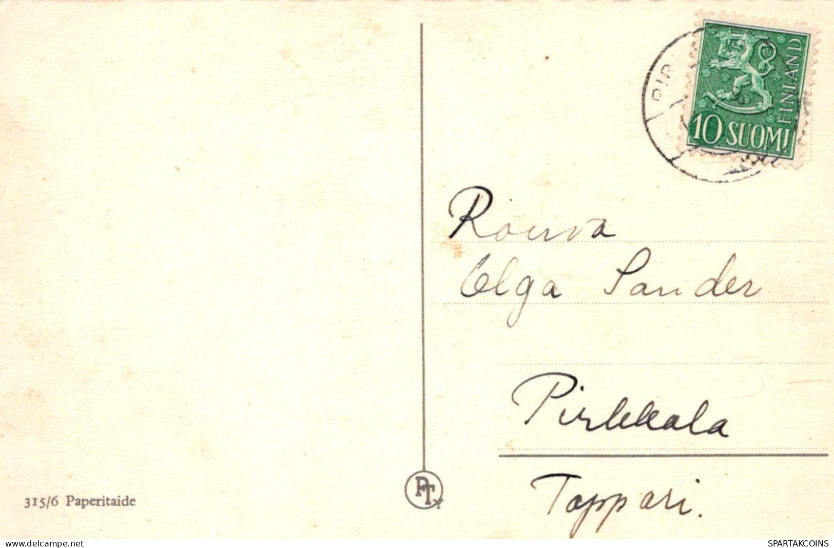 PÂQUES FLEURS ŒUF Vintage Carte Postale CPA #PKE179.A - Pâques
