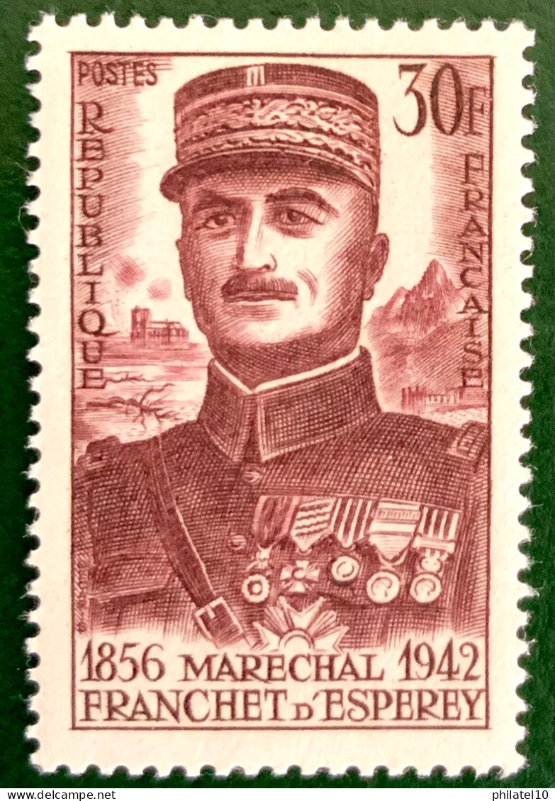 1949 FRANCE N 1064 - MARECHAL FRANCHET D’ESPEREY - NEUF* - Neufs