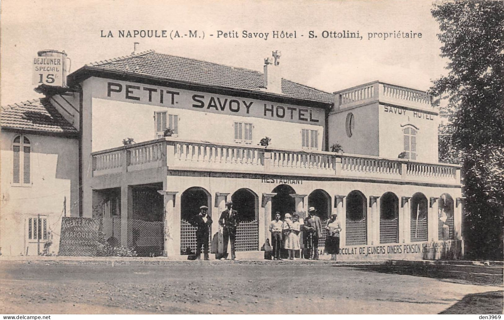 Mandelieu-La-NAPOULE (Alpes-Maritimes) - Petit Savoy Hôtel, S. Ottolini - Restaurant - Sonstige & Ohne Zuordnung