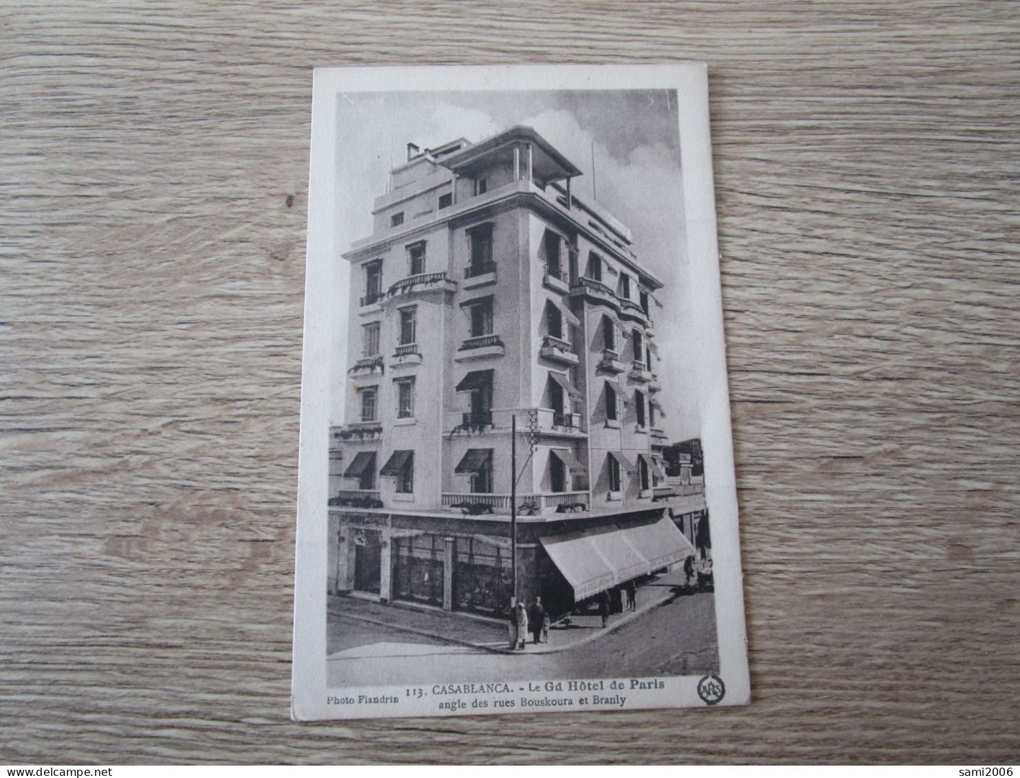MAROC CASABLANCA LE GRAND HOTEL DE PARIS ANGLE DES RUES BOUSKOURA ET BRANLY - Casablanca