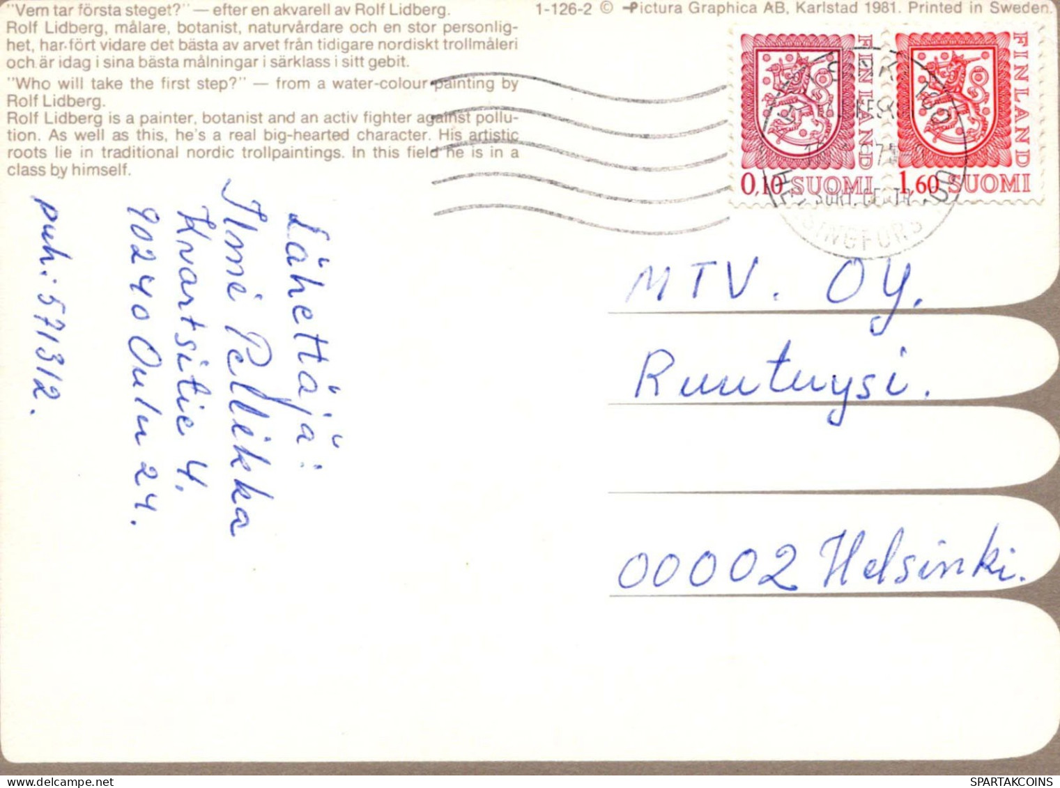 HUMOR DIBUJOS ANIMADOS Vintage Tarjeta Postal CPSM #PBV664.A - Humour