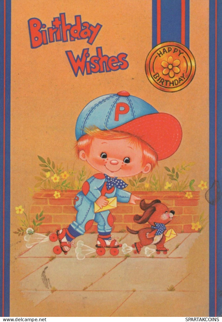 CHILDREN HUMOUR Vintage Postcard CPSM #PBV288.A - Humorvolle Karten