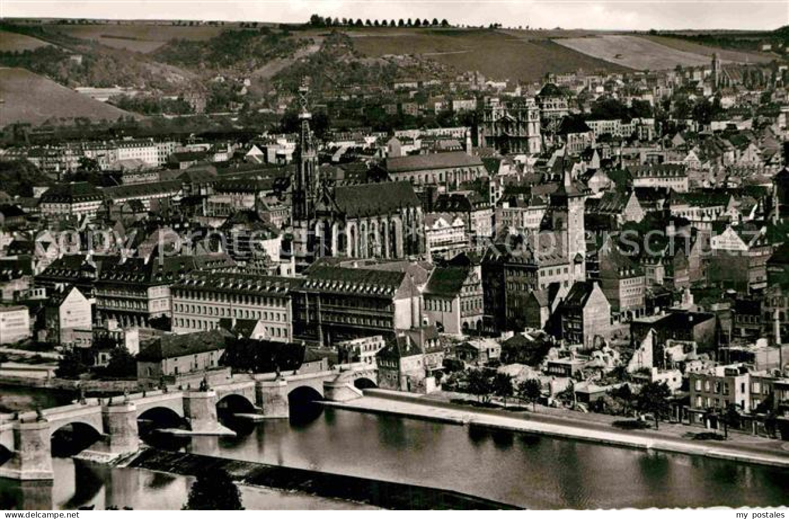 72633682 Wuerzburg Stadtbild Mit Alter Mainbruecke Wuerzburg - Wuerzburg